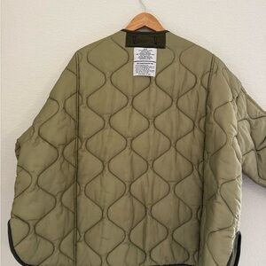 The Frankie Shop Teddy Oversized Quilted Jacket